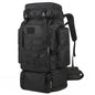 Large Capacity Hiking Backpack Outdoor Camping Rucksack Canvas Trekking Backpack