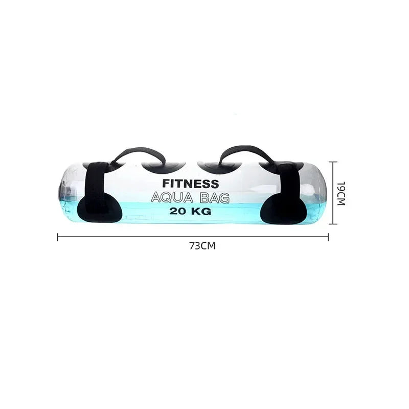 Portable Water Weight Bag 5-30kg Adjustable Aqua Bag for Home Gym, Boxing & Strength Training