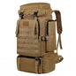 Large Capacity Hiking Backpack Outdoor Camping Rucksack Canvas Trekking Backpack