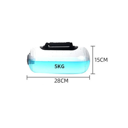 Portable Water Weight Bag 5-30kg Adjustable Aqua Bag for Home Gym, Boxing & Strength Training